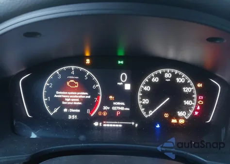 2024 Honda Civic Sport z USA, uszkodzony, nr VIN 2HGFE2F5XRH513681